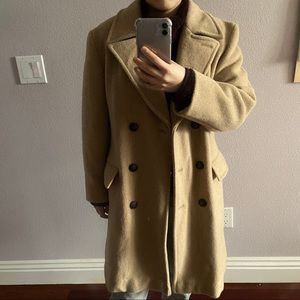 Pendleton vintage camel 100% wool coat